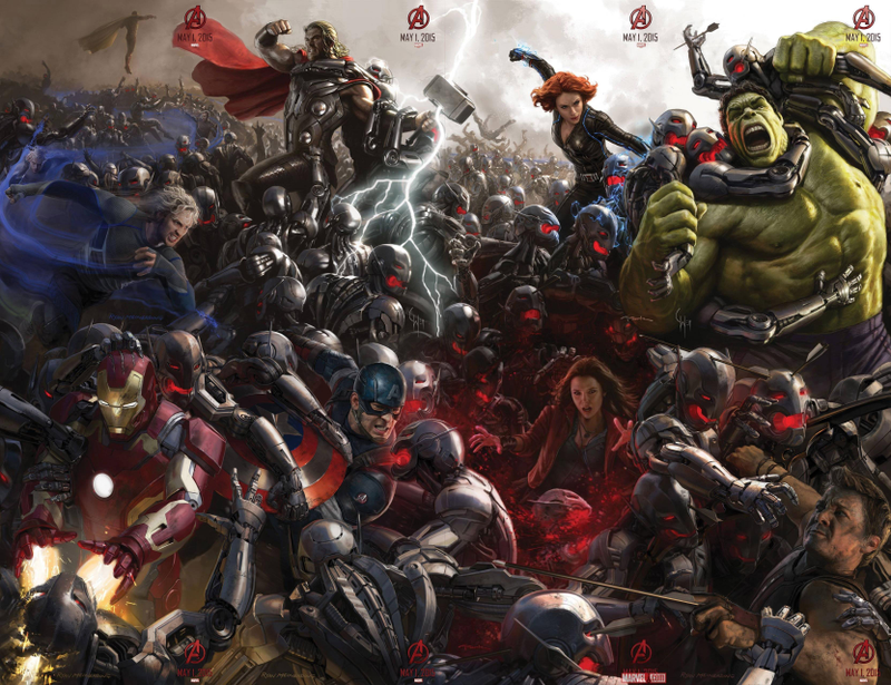 Illustration for article titled Primera imagen de La Visión en un espectacular cartel de Los Vengadores